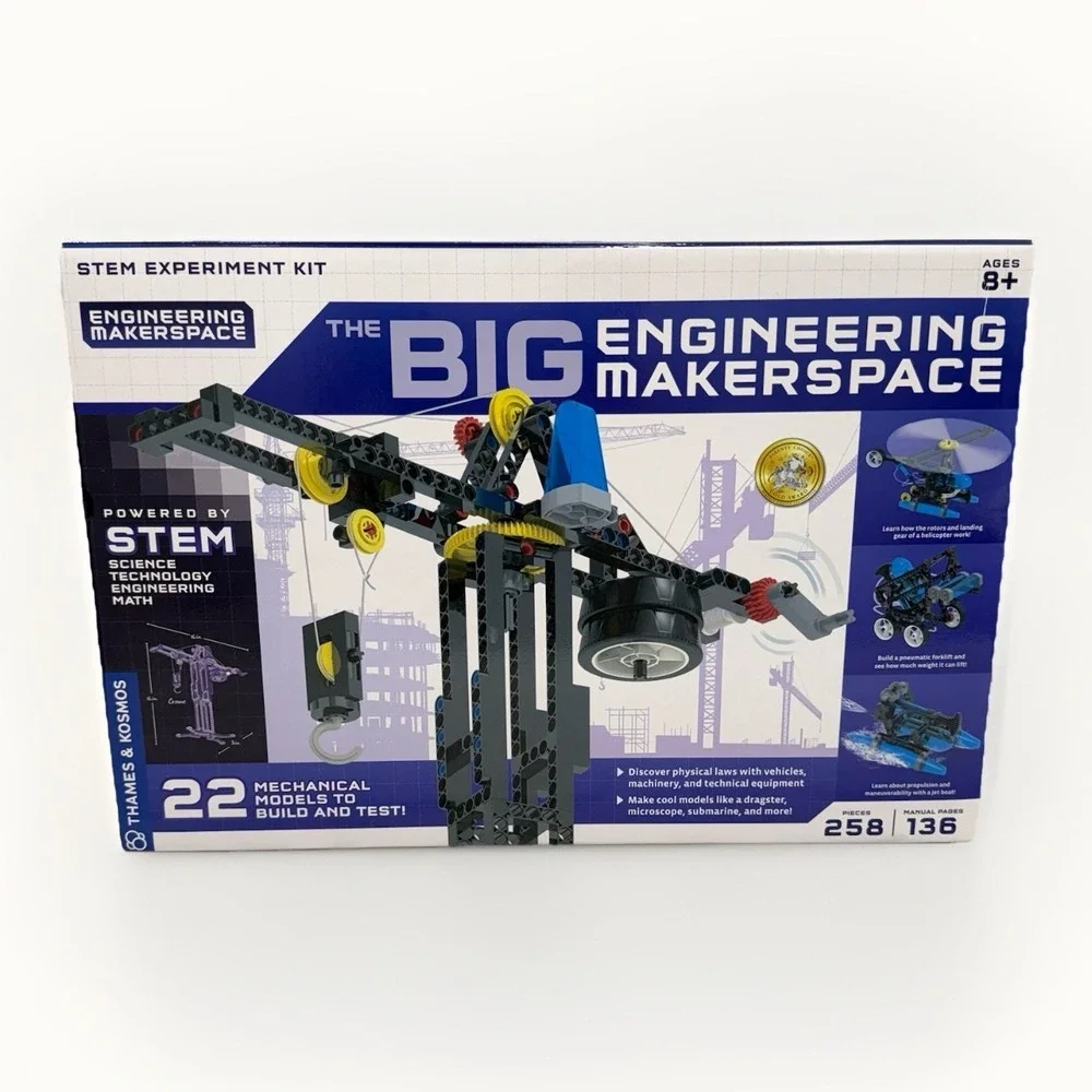 Thames & Kosmos‎ Big Engineering Makerspace Science Kit 22 Physics Lessons NEW